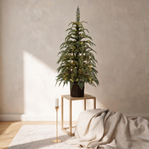 120cm Artificial Unlit Potted Christmas Tree 26STS189004(WL) (2)