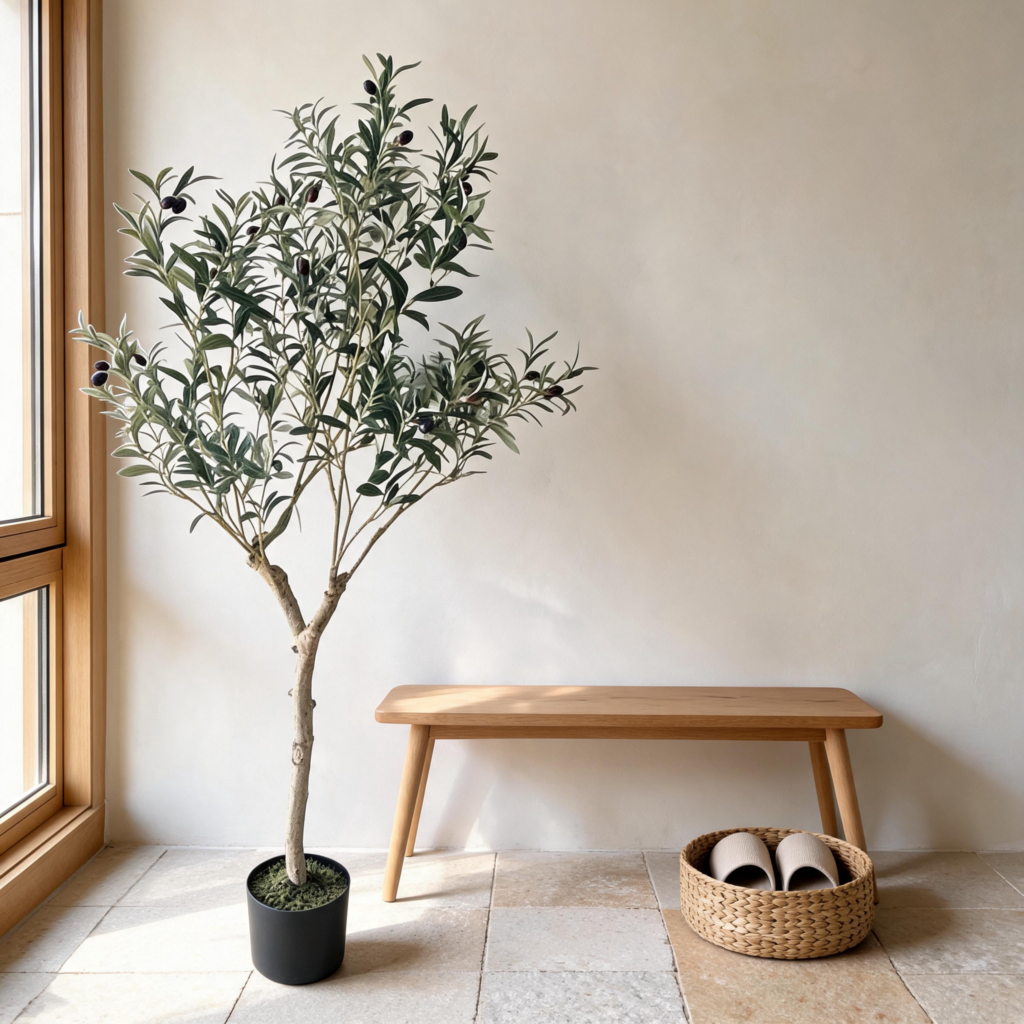 150cm Artificial Olive Tree with Fruits PC120-14