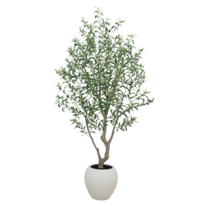210cm Artificial Olive Tree in Large White Decorative Planter wholesale PC356-210K-KD_square