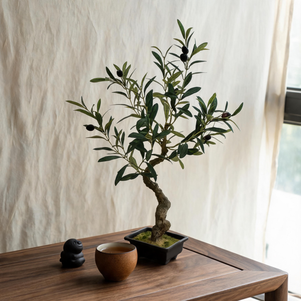 65cm Artificial Olive Bonsai with Fruits YC074
