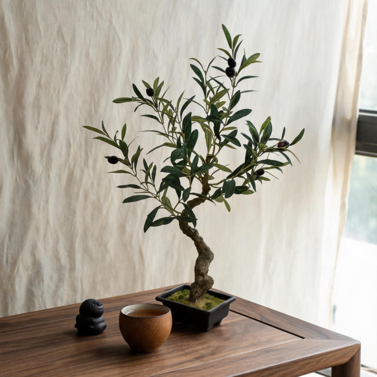 65cm Artificial Olive Bonsai with Fruits YC074