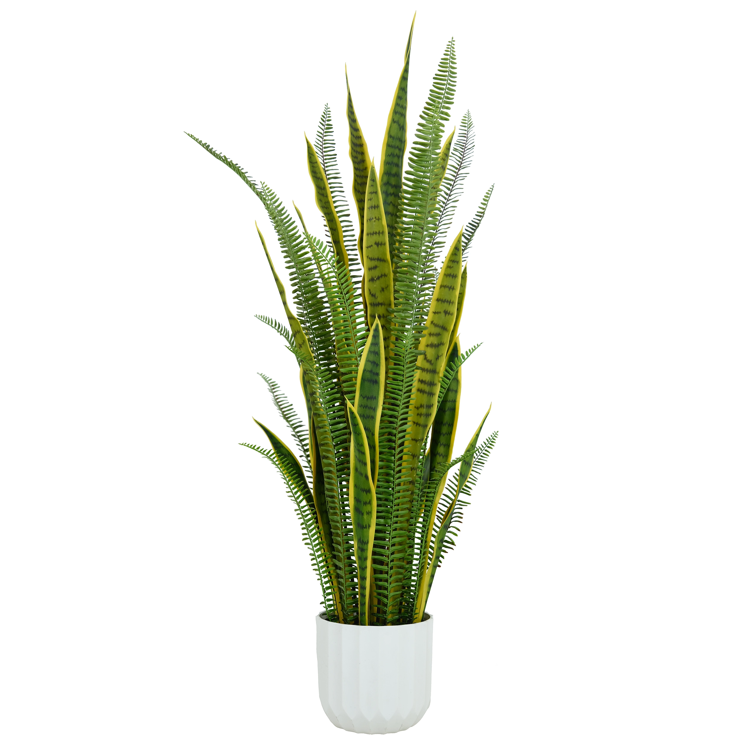 125cm Artificial Snake Plant with Fern