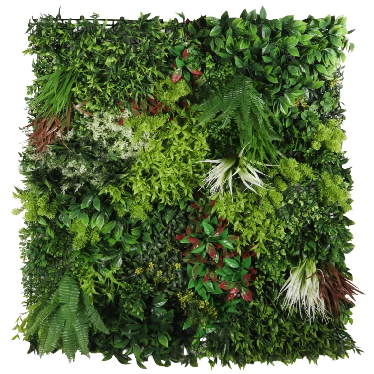Artificial Botanical Variety Plant Wall Panel (UV) 100cm × 100cm