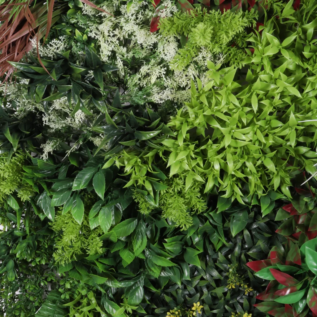 Artificial Botanical Variety Plant Wall Panel (UV) 100cm × 100cm