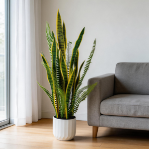 88cm Artificial Snake Plant with Fern