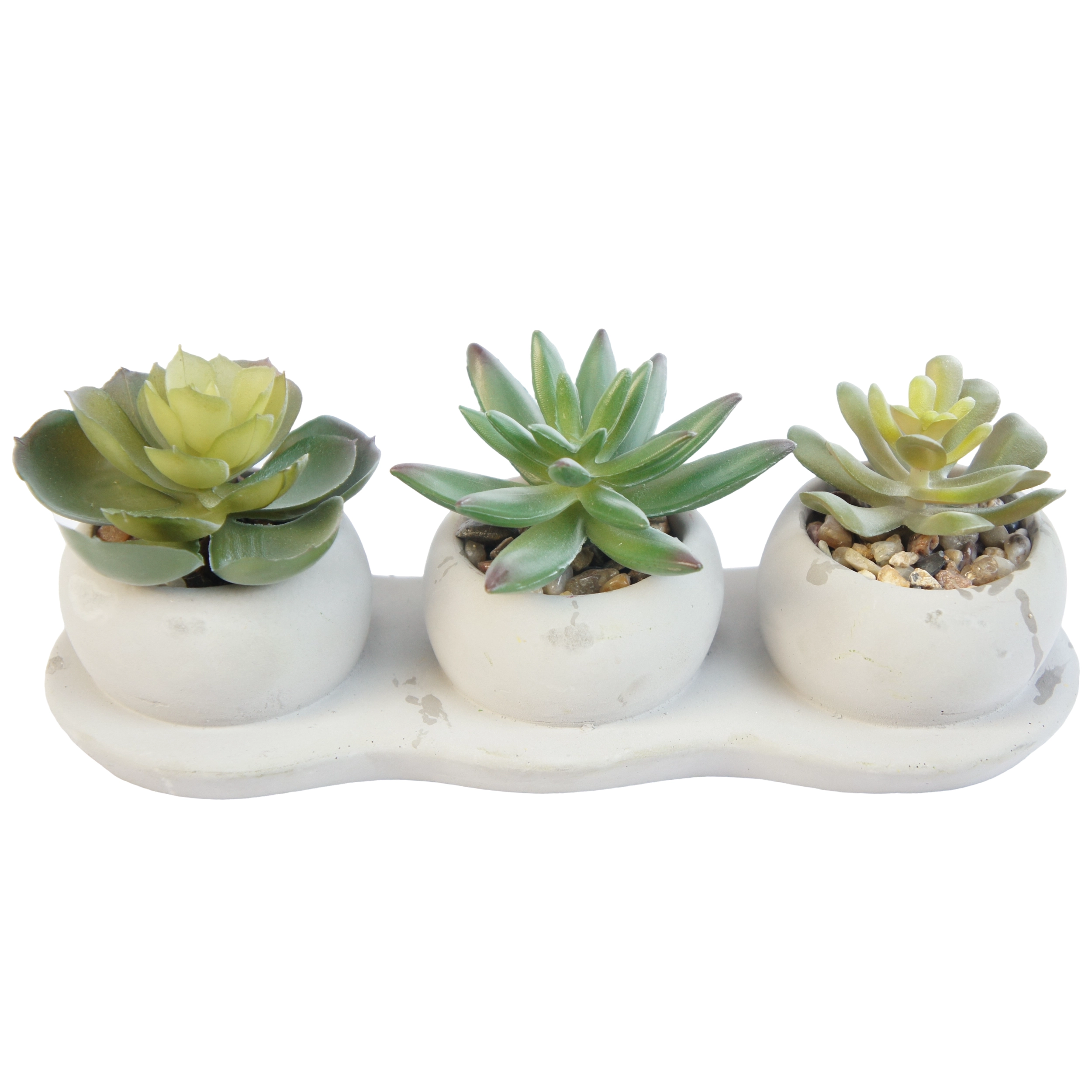 8cm Artificial Mini Succulent Set