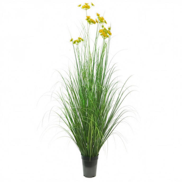 90cm Artificial Carrot Flower Curved Onion Grass Plant