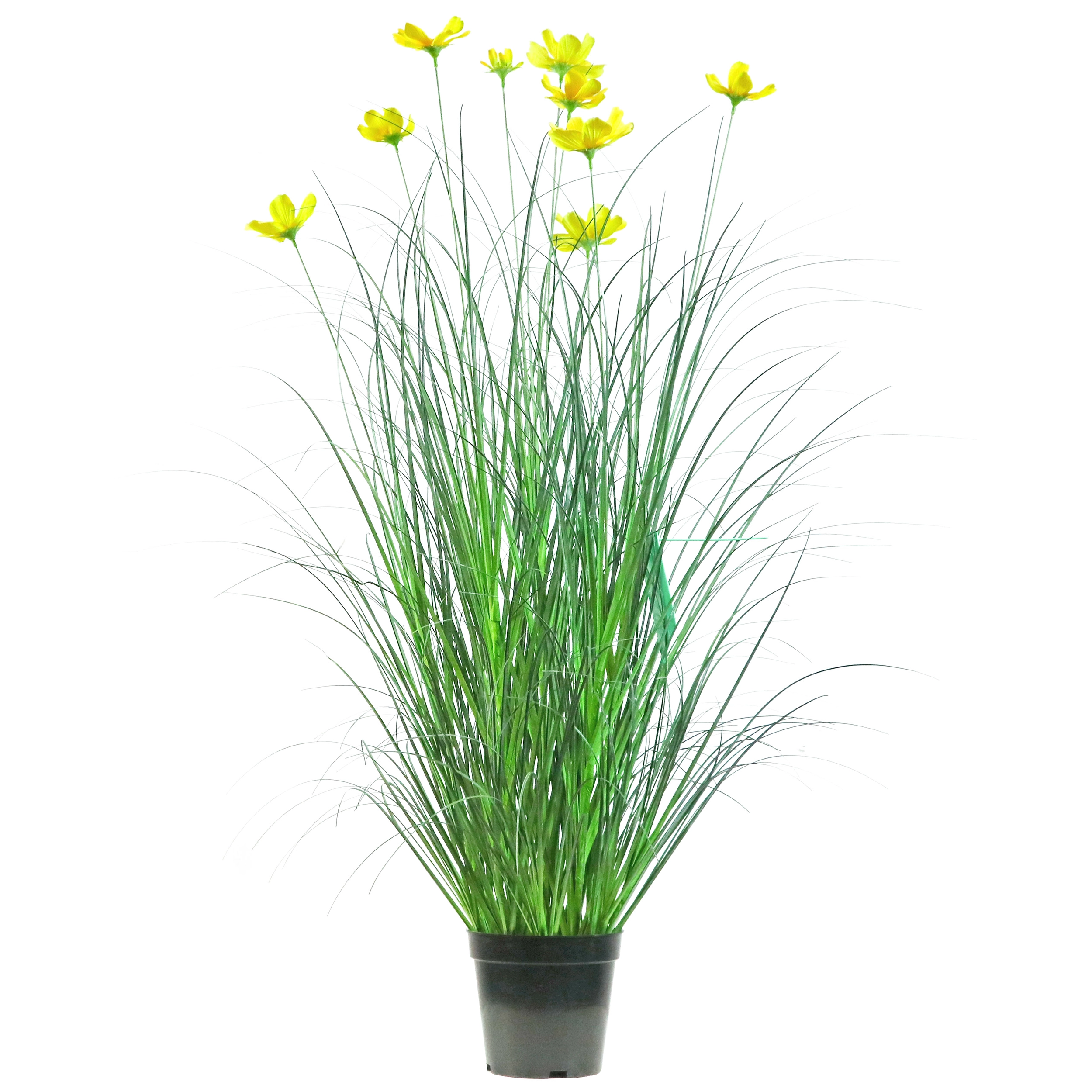 90cm Artificial Cosmos Curved Onion Grass Bonsai