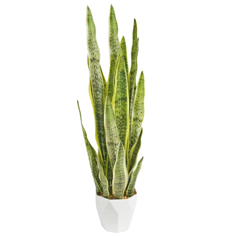 90cm Artificial Leopard Pattern Snake Plant