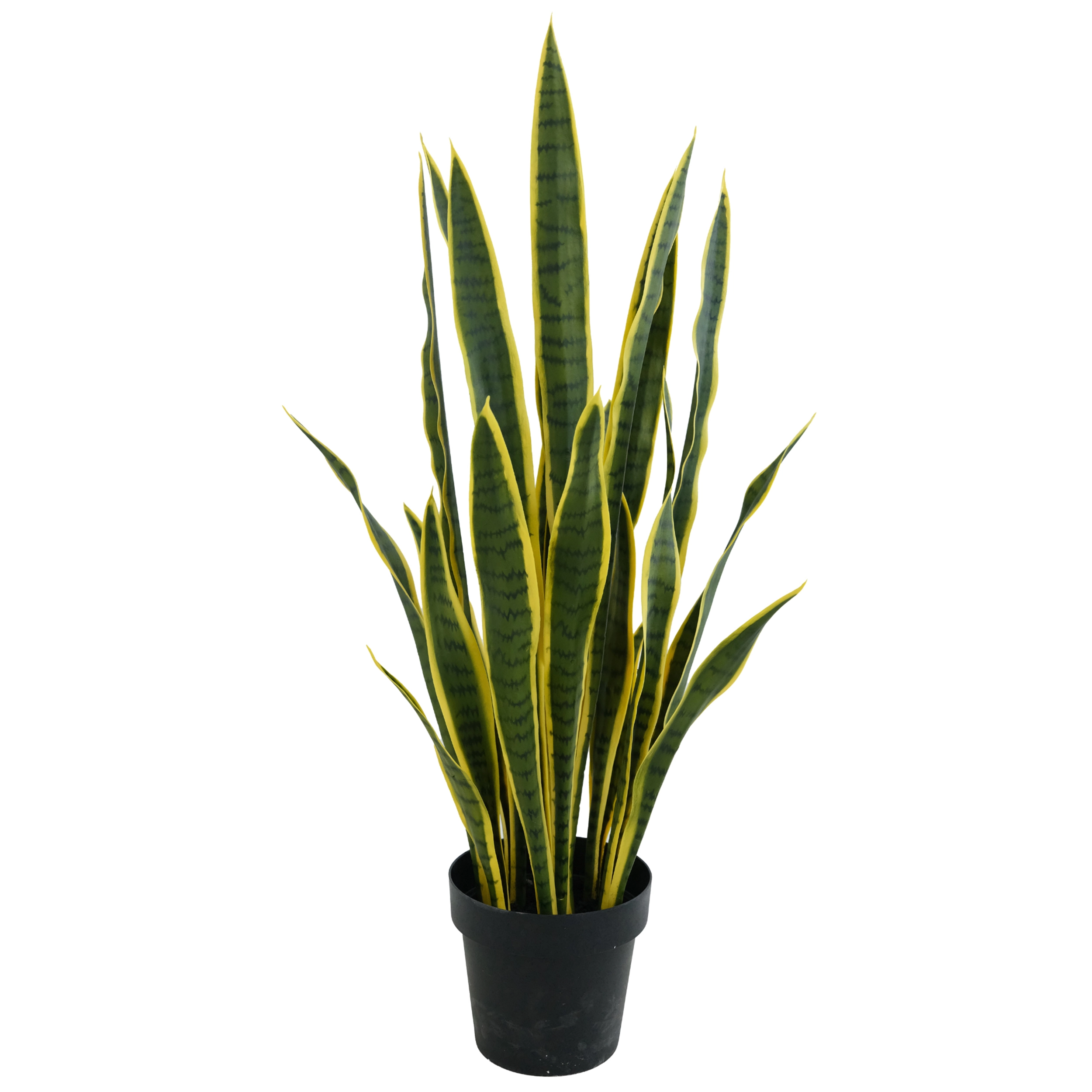 90cm Artificial Yellow-Edged Snake Plant