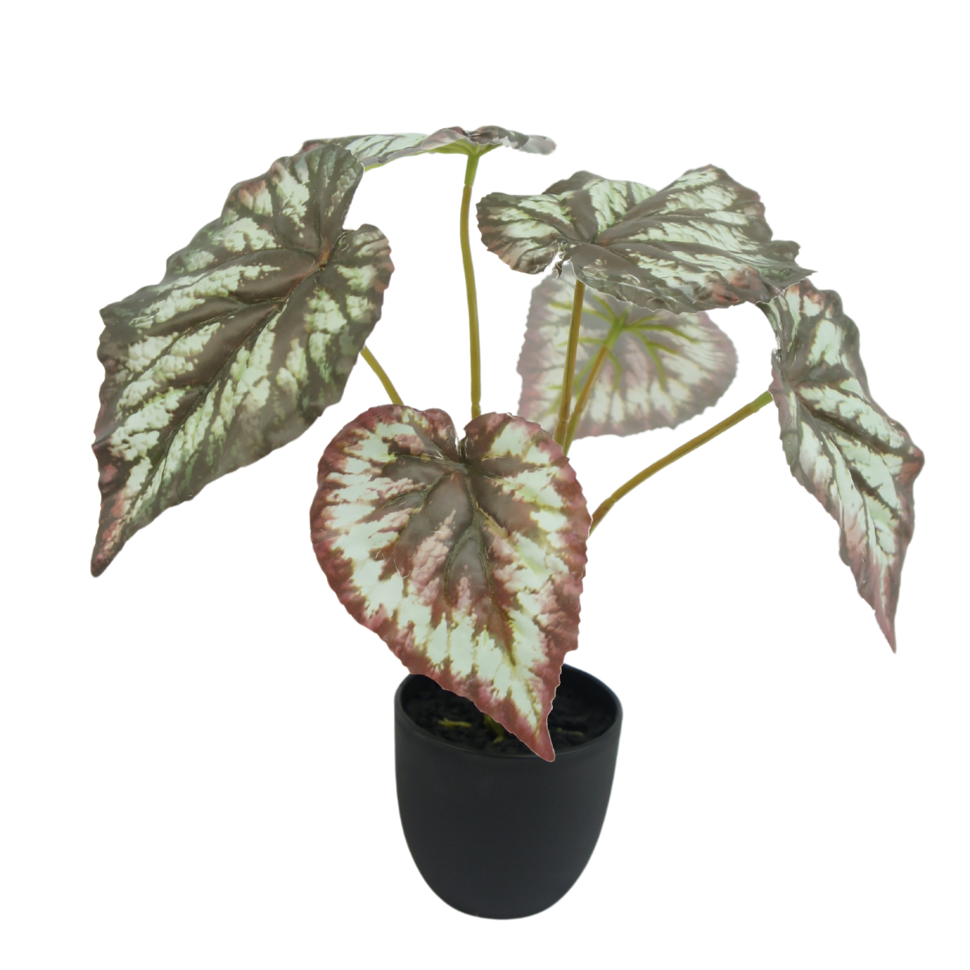 30cm Artificial Rex Begonia Leaf Bundle