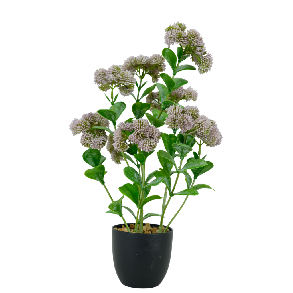 Artificial Berry Sedum Bonsai Plant