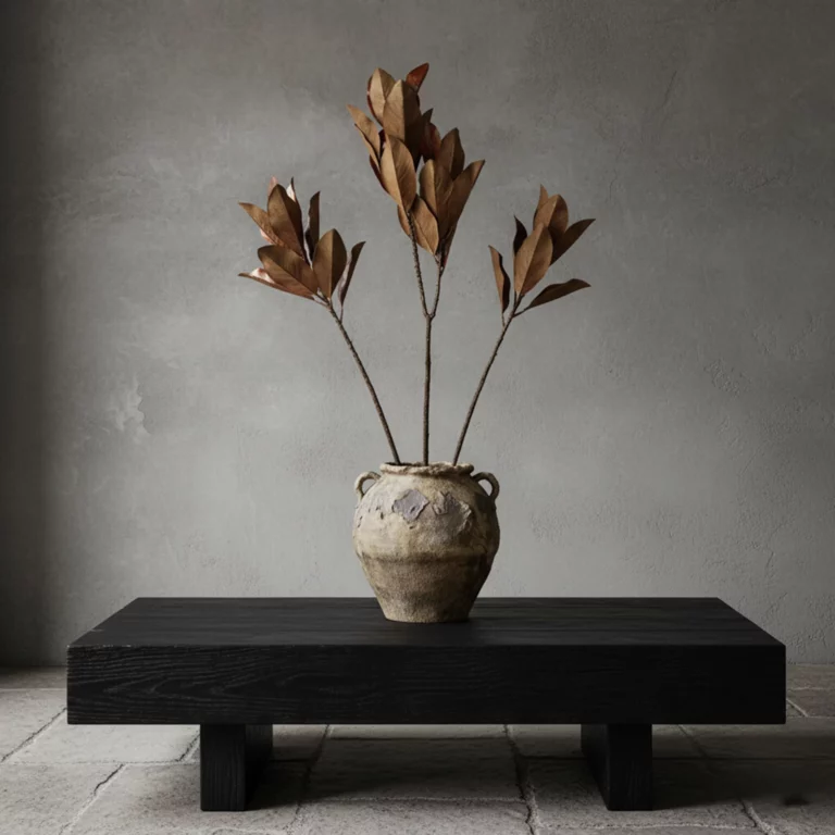 113cm Artificial Magnolia Leaf Branch