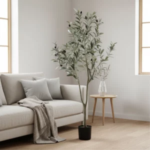 120cm Artificial Olive Tree – Flame Retardant scene
