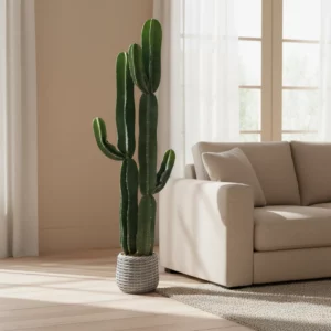149cm Artificial Columnar Cactus in EVA Pot scene