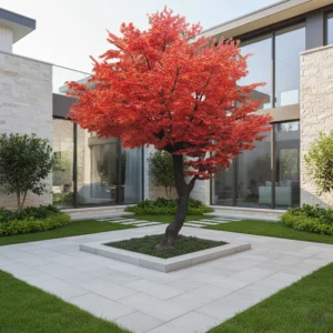 25STS402001 500cm Artificial Maple Tree – Flame Retardant & UV Resistant scene