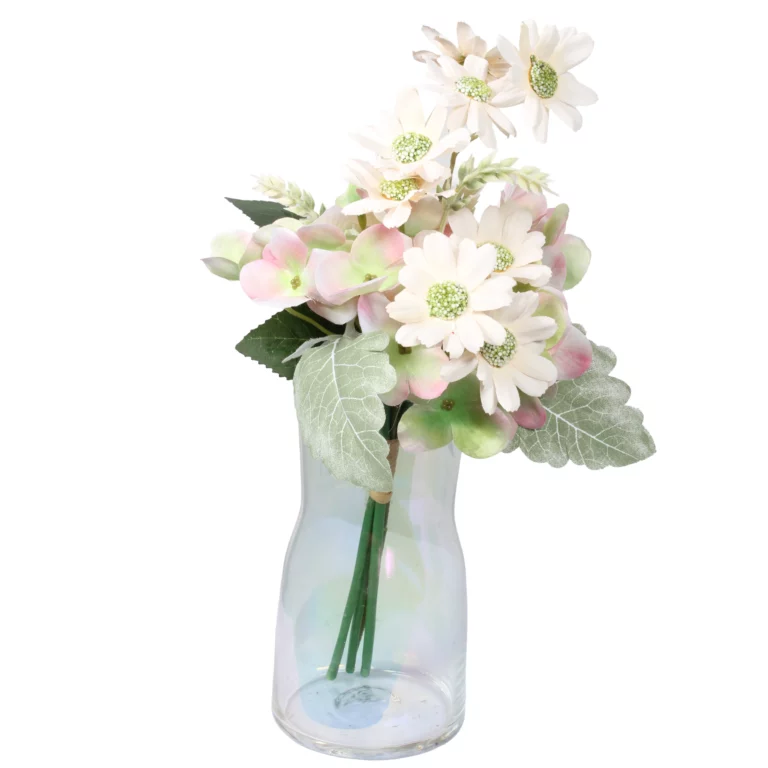 36cm Artificial Daisy & Hydrangea Mixed Bouquet 26STB361011-1