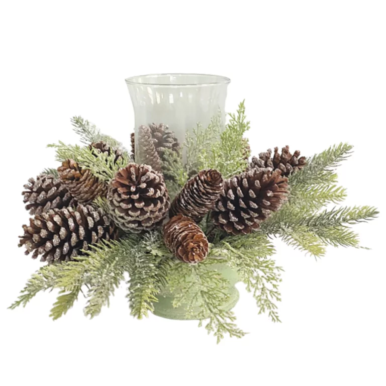 46cm Artificial Pine Cone PE Potted Decor 25STZ255049