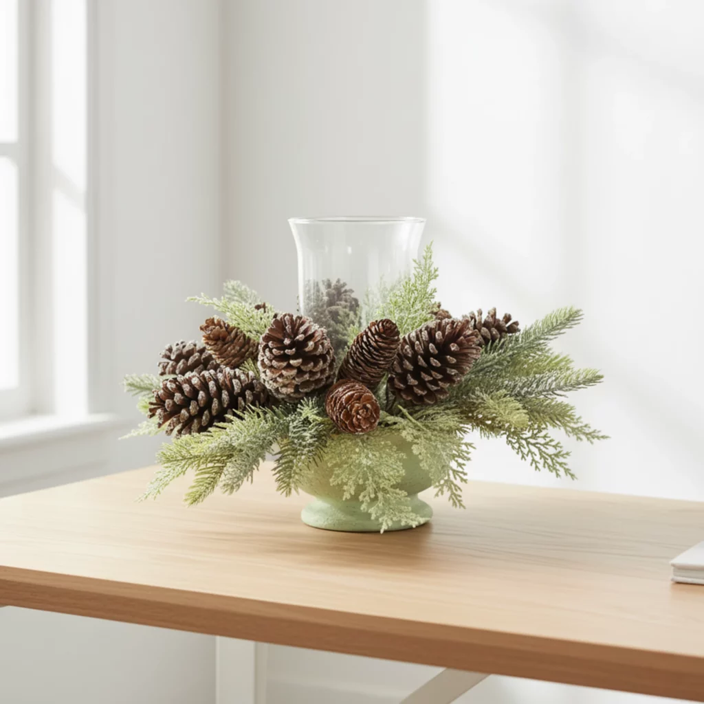 46cm Artificial Pine Cone PE Potted Decor 25STZ255049 scene