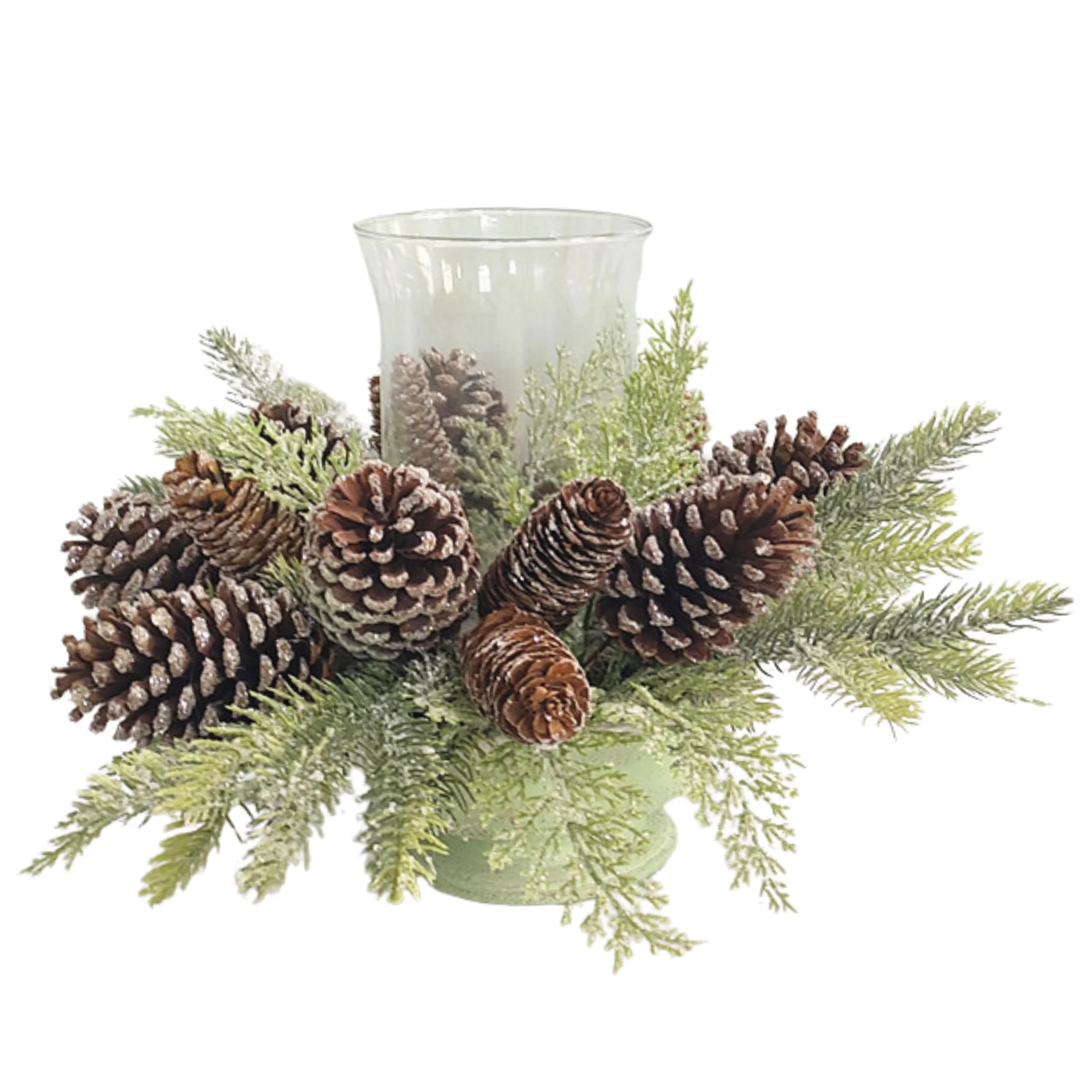 46cm Artificial Pine Cone PE Potted Decor 25STZ255049