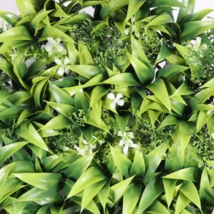 50cm × 50cm Artificial Jasmine Mixed Plant Wall Panel (UV)