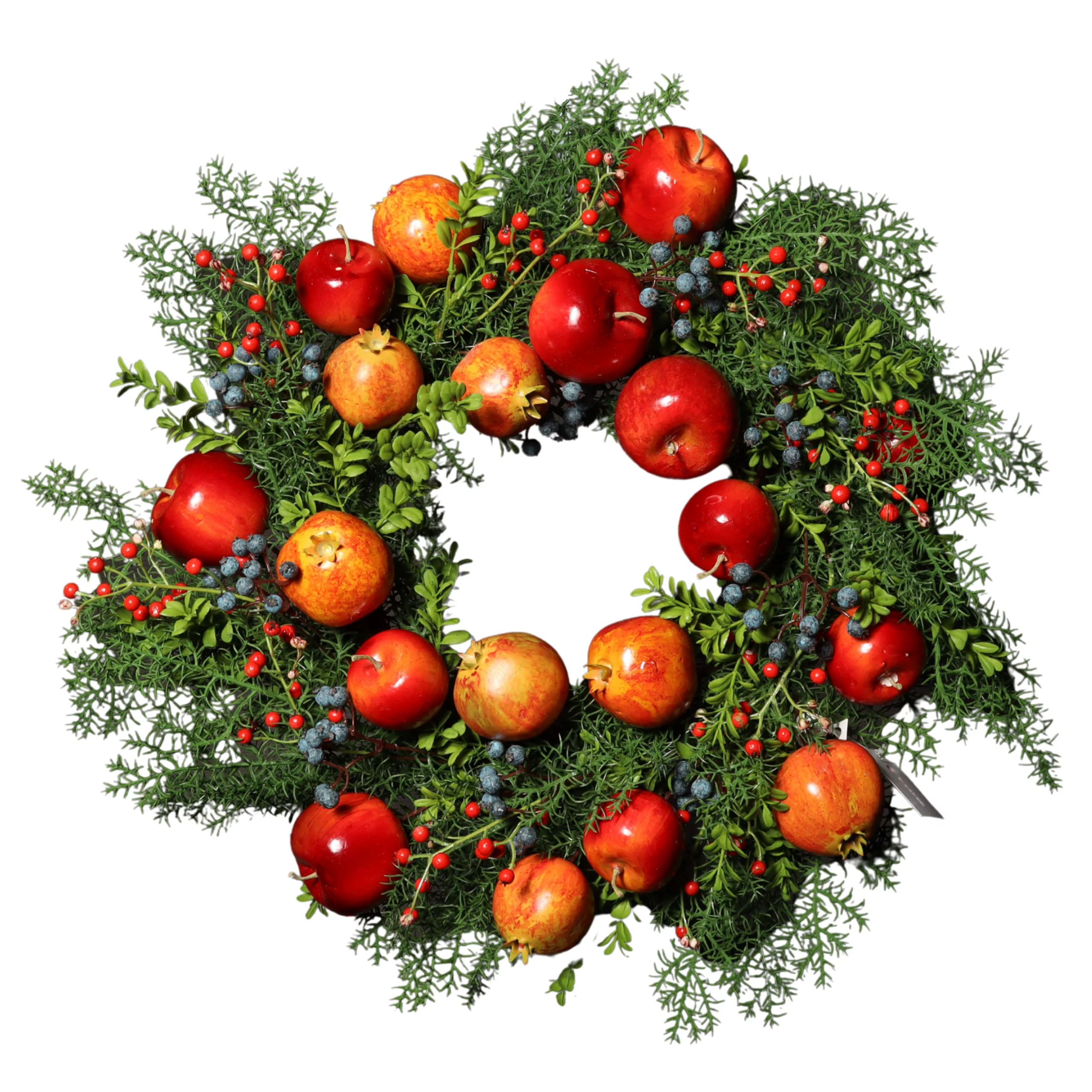 65cm Artificial Apple & Berry Christmas Wreath 25STW461001-1