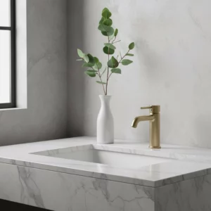 83cm Artificial Silver Eucalyptus Leaf branch 25STD297502-1 scene