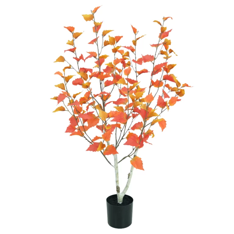 90cm Artificial Fall Birch Tree PC179-90A-fall