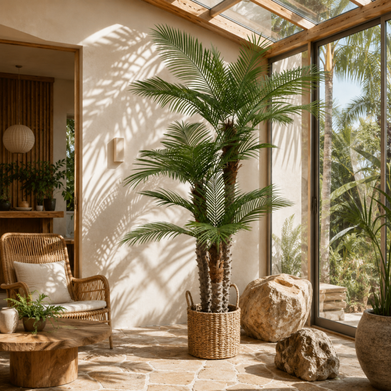 210cm Artificial Palm Tree (KD) PC386-210A-KD scene