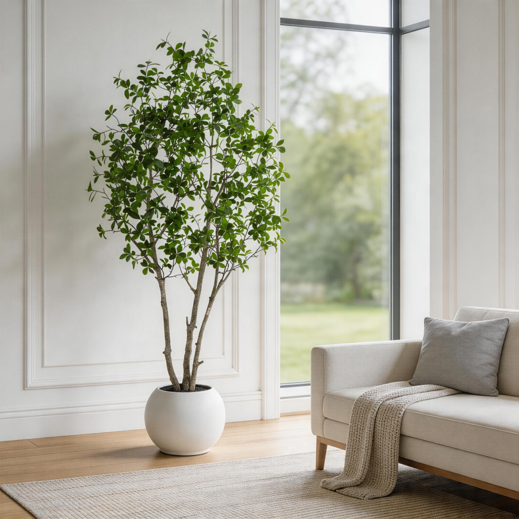 artificial tree scene