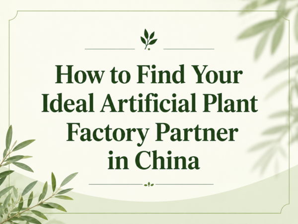 artificial plants manufacturer