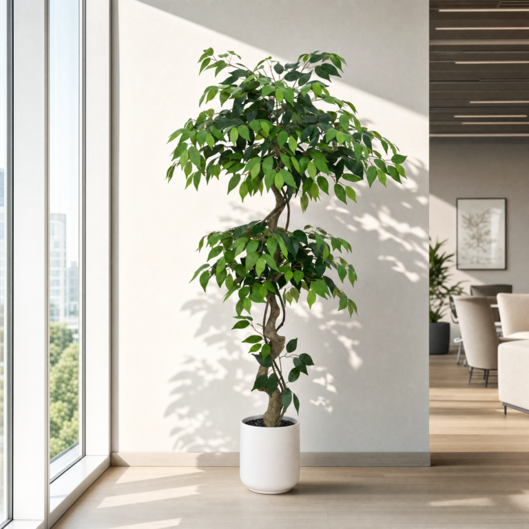 180cm Artificial S-Shaped silk Ficus Tree PC384-180B-KD