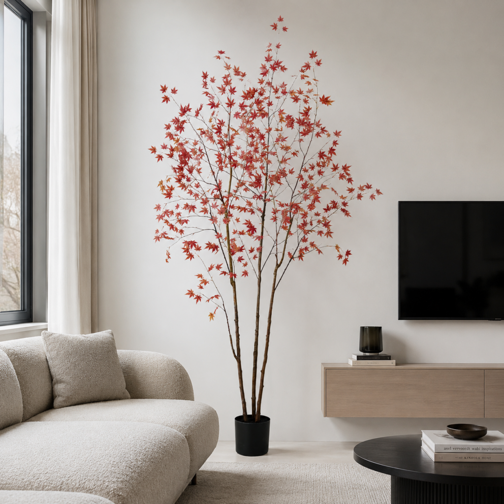 240cm Artificial Maple Tree PC353-240A-KD scene