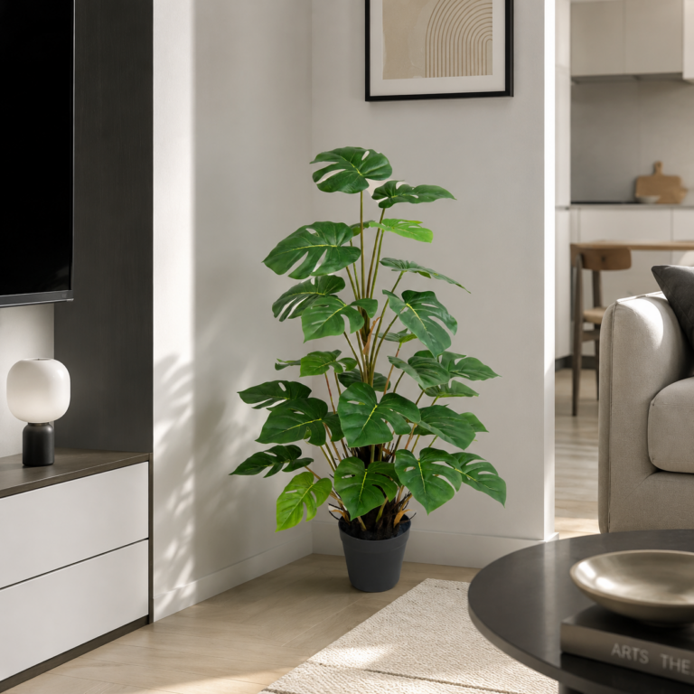 90cm Artificial Dark Monstera Bonsai KC132-90A scene
