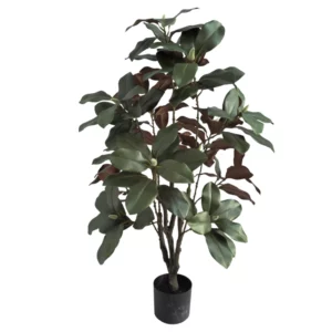 120cm Artificial Magnolia Leaf Treewhite