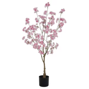 120cm Artificial Pink Cherry Blossom Tree