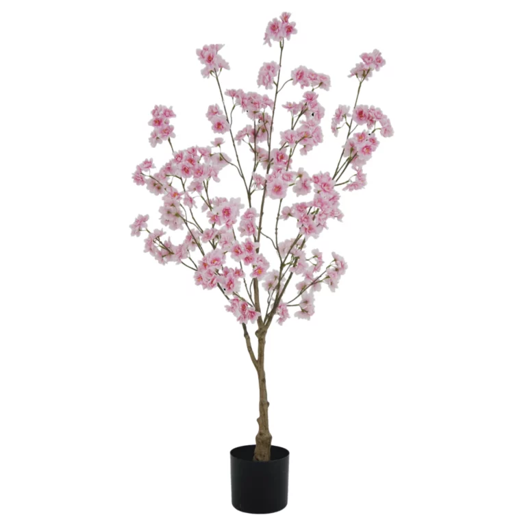 120cm Artificial Pink Cherry Blossom Tree
