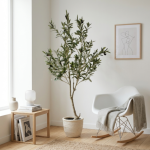 150cm Artificial Olive Tree PC120-150Bwhite