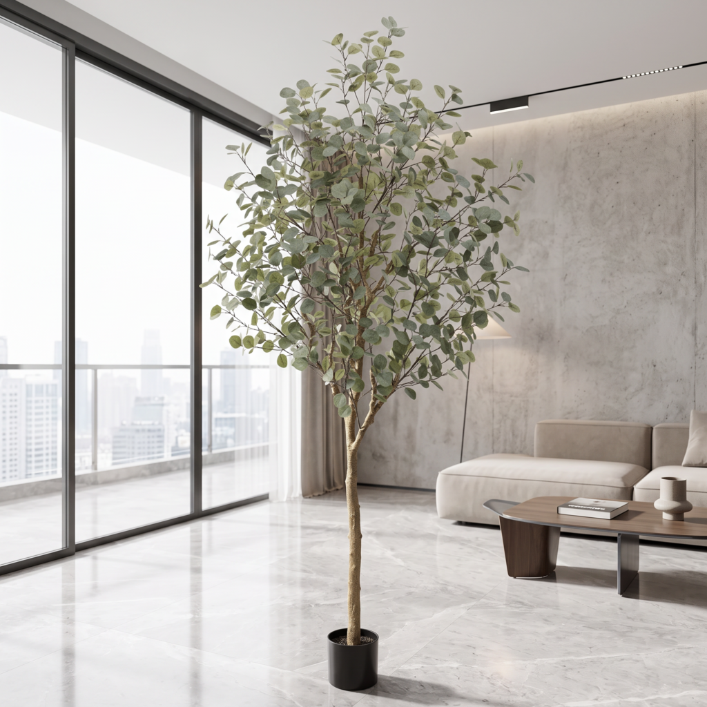 240cm Artificial Eucalyptus Tree