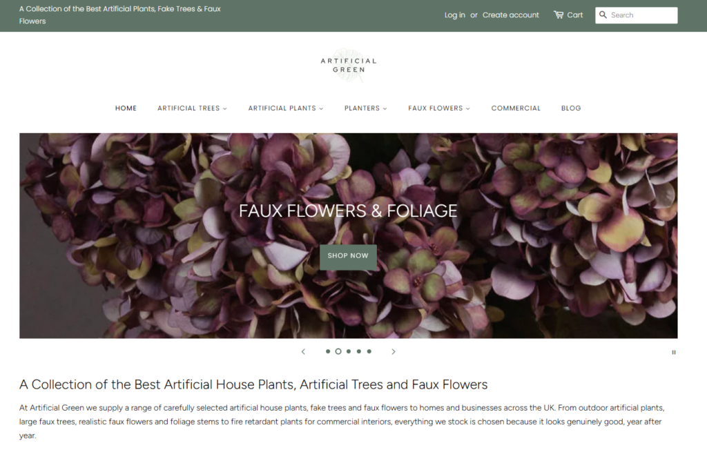 artificial tree supplier