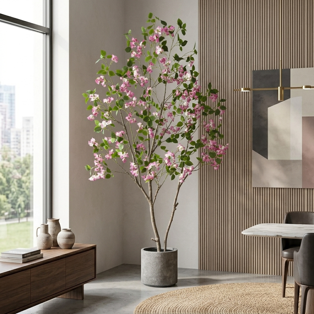 210cm Artificial Bougainvillea Floral Tree PC348-210A-KD