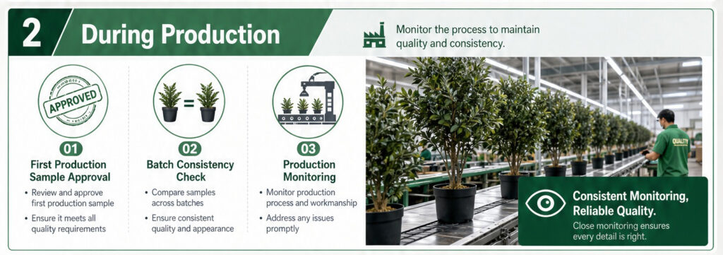Artificial Plant Quality Checklist Before Ordering during production
