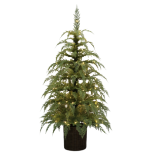 120cm Artificial Unlit Potted Christmas Tree 26STS189004(WL)