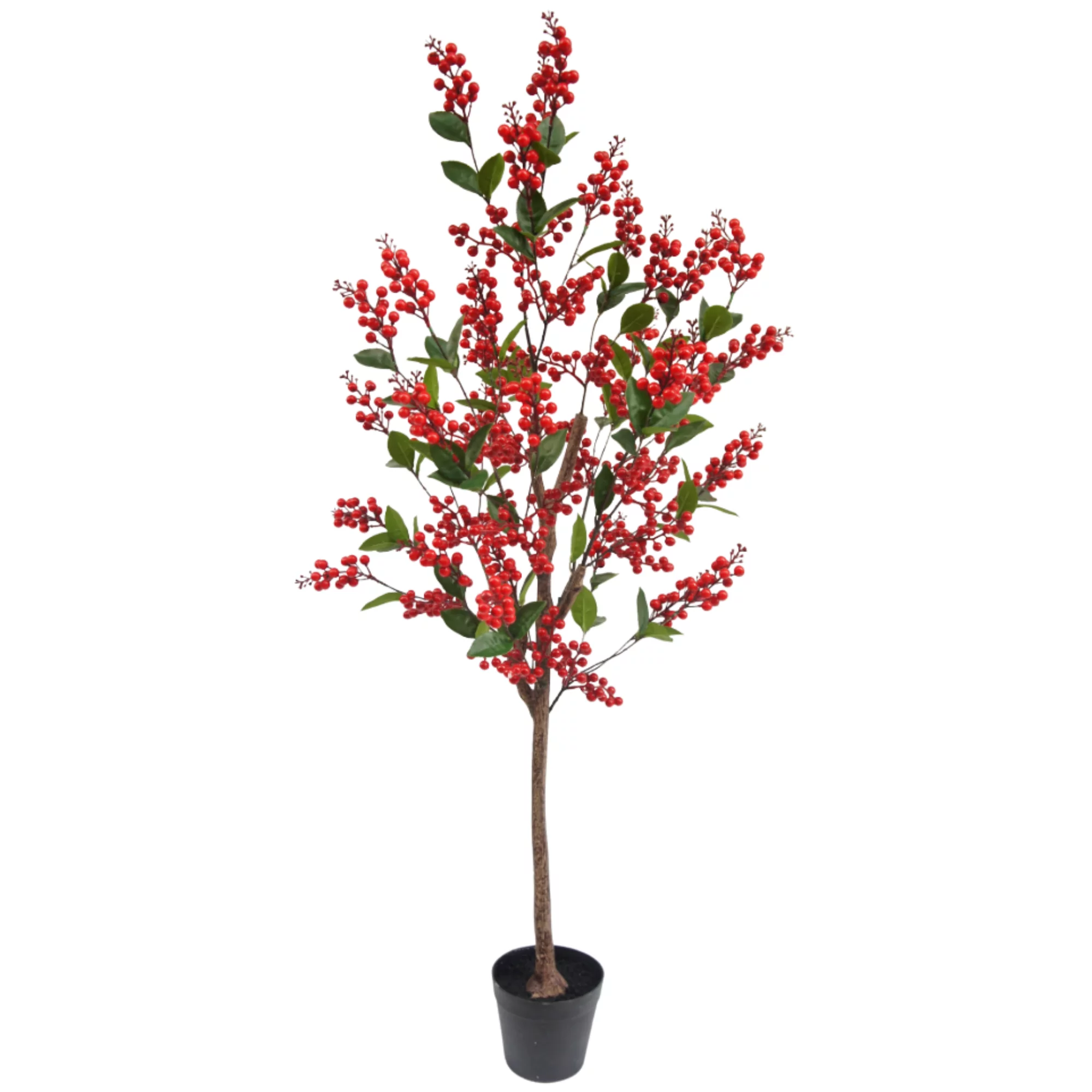 138cm Artificial Red Ilex Berry Tree PC214-138A