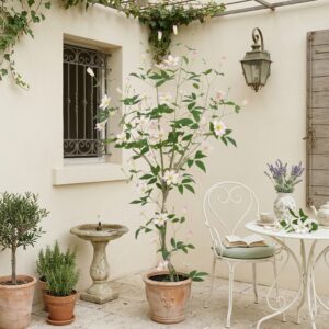 150cm Artificial Clematis Floral Tree (KD) PC277-150A-KD