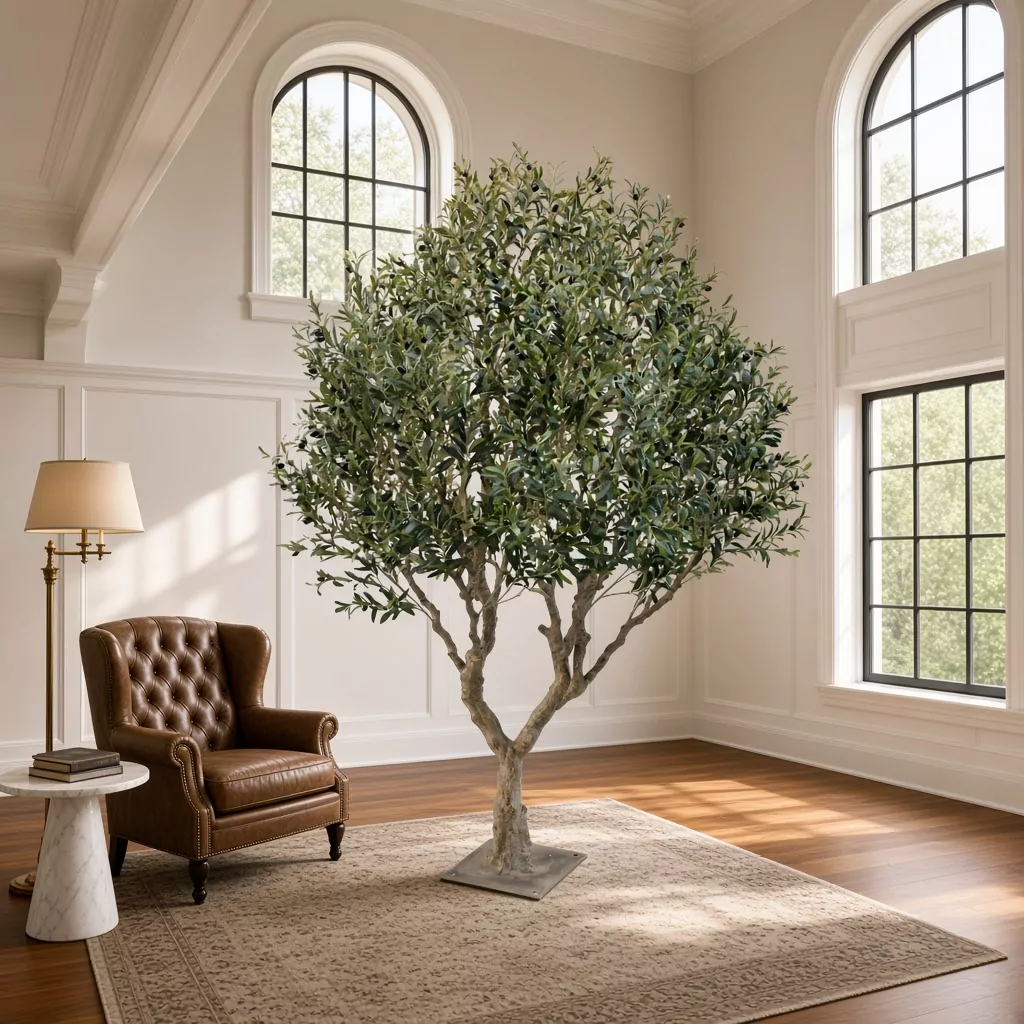 250cm Large Artificial Olive Tree (KD) PC120-16A-KD