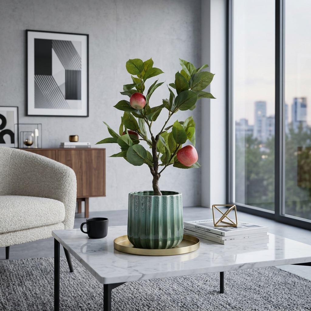 45cm Artificial Potted Apple Plant 25STP227028