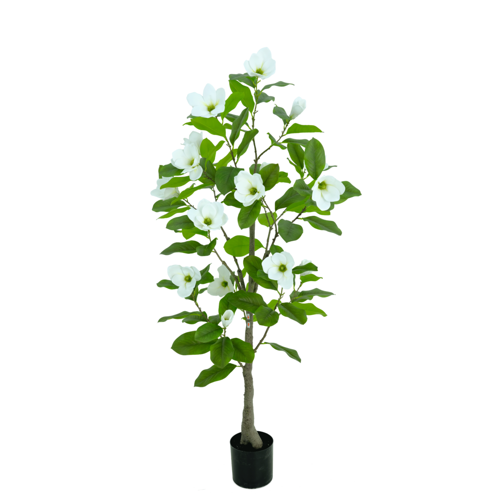 160cm Artificial White Magnolia Floral Tree PC347-160A-KD