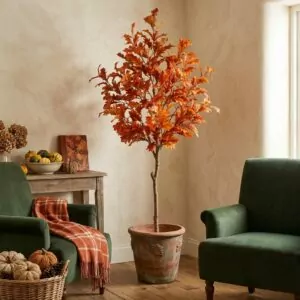 180cm Artificial Fall Oak Tree for Autumn Decor PC219-180A-Fall